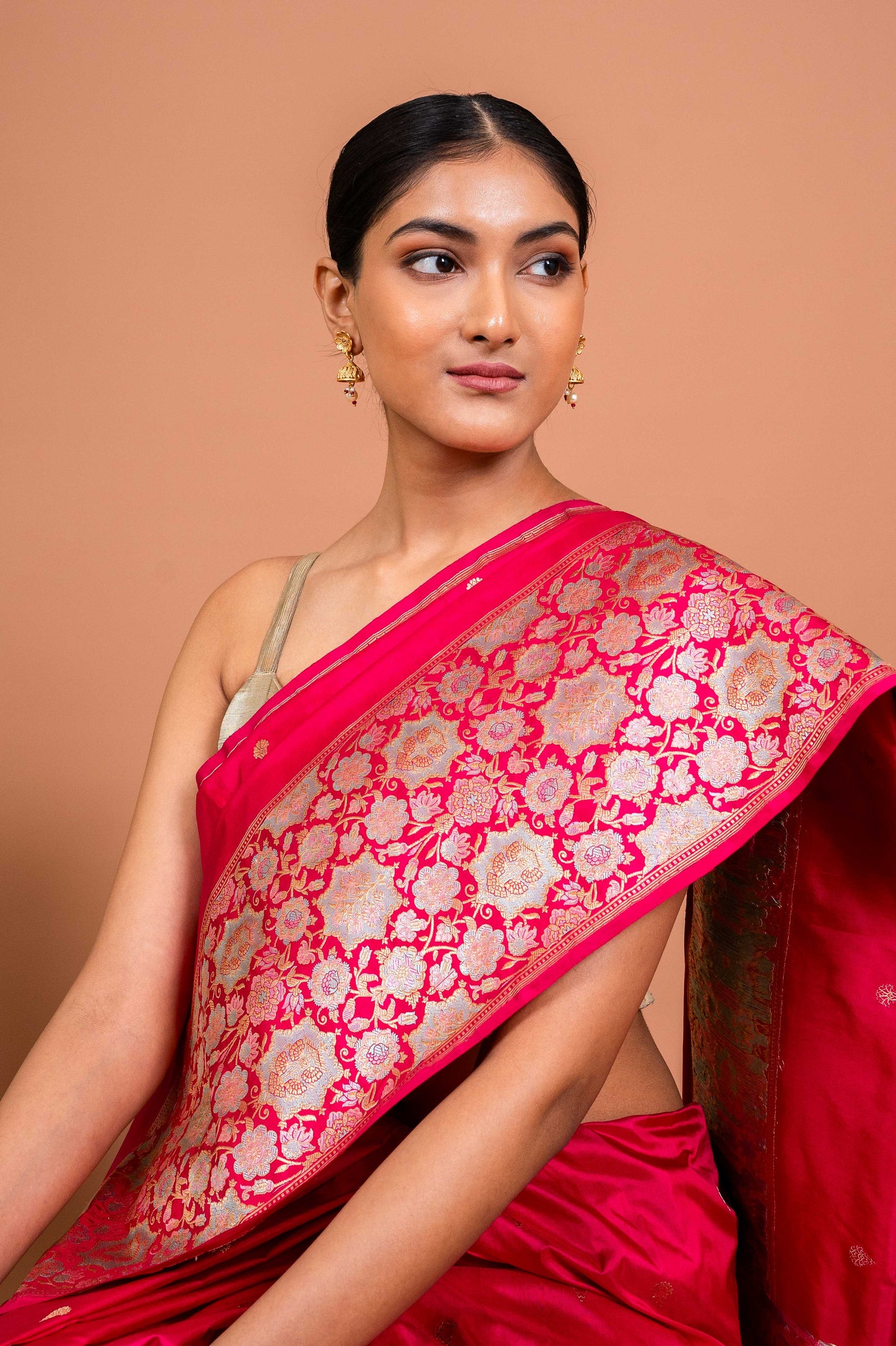 Kadhiyal Handwoven Banaras Saree