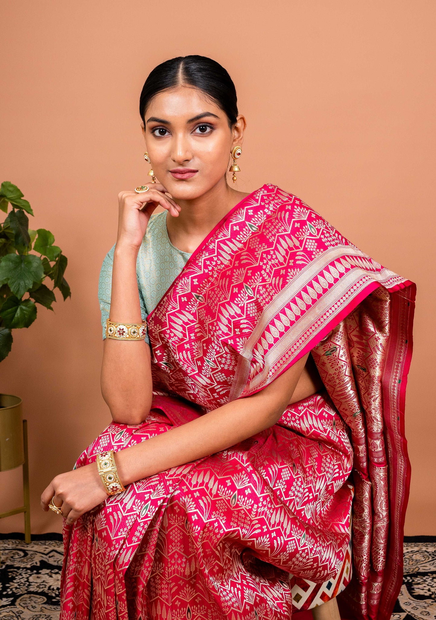 Gul Handwoven Banaras Saree