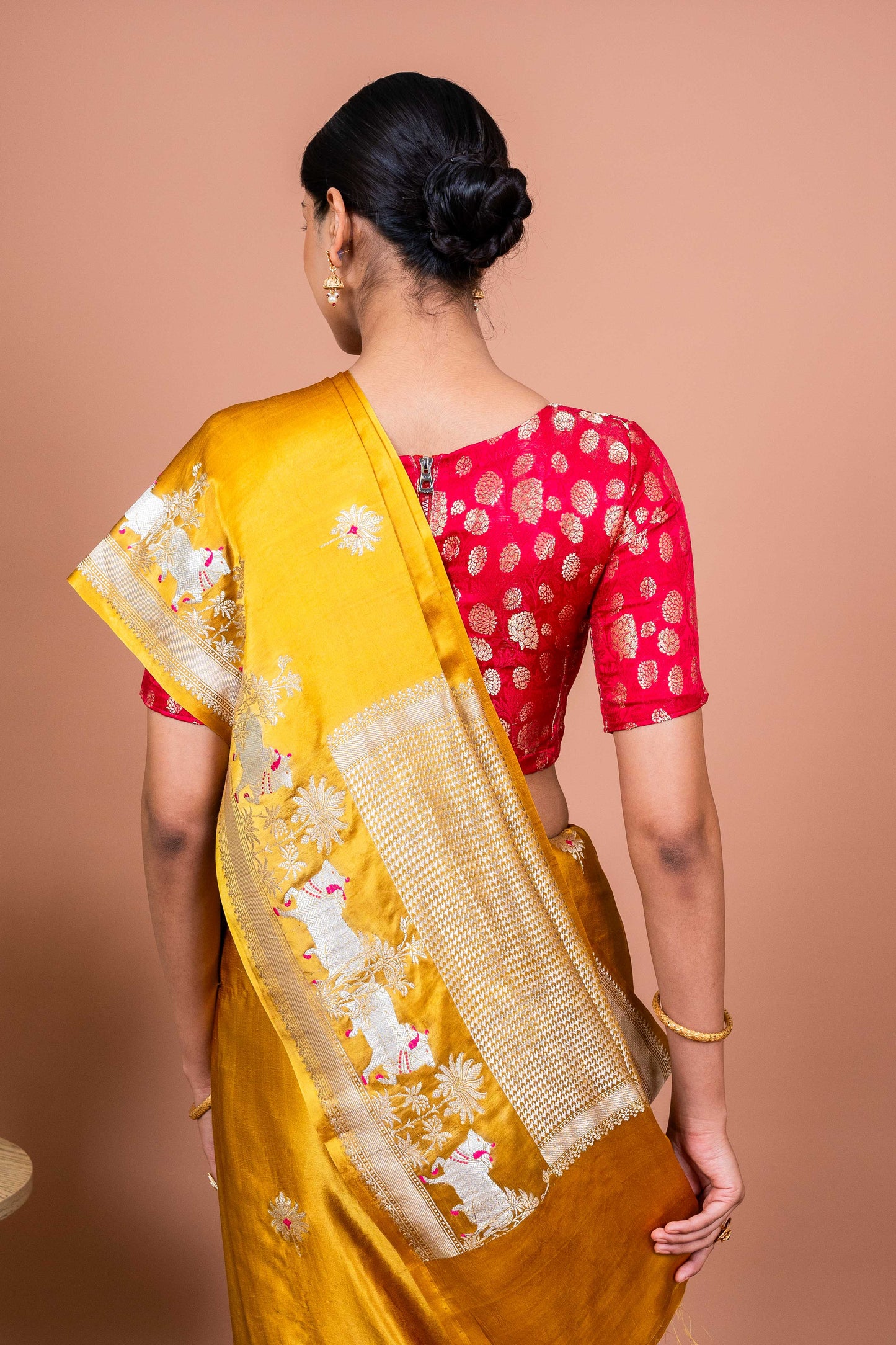 Nandi Handwoven Banaras Saree
