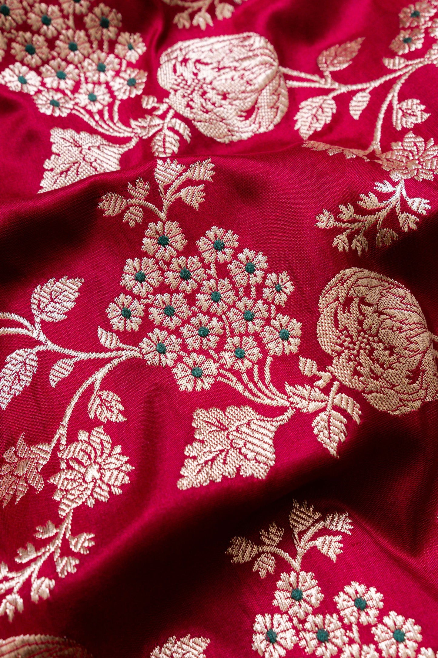 Anar Jaal Handwoven Banaras Saree