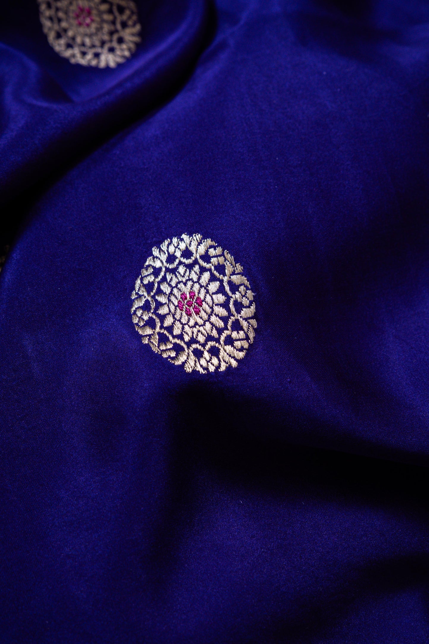 Kaneri Border Handwoven Banaras Saree