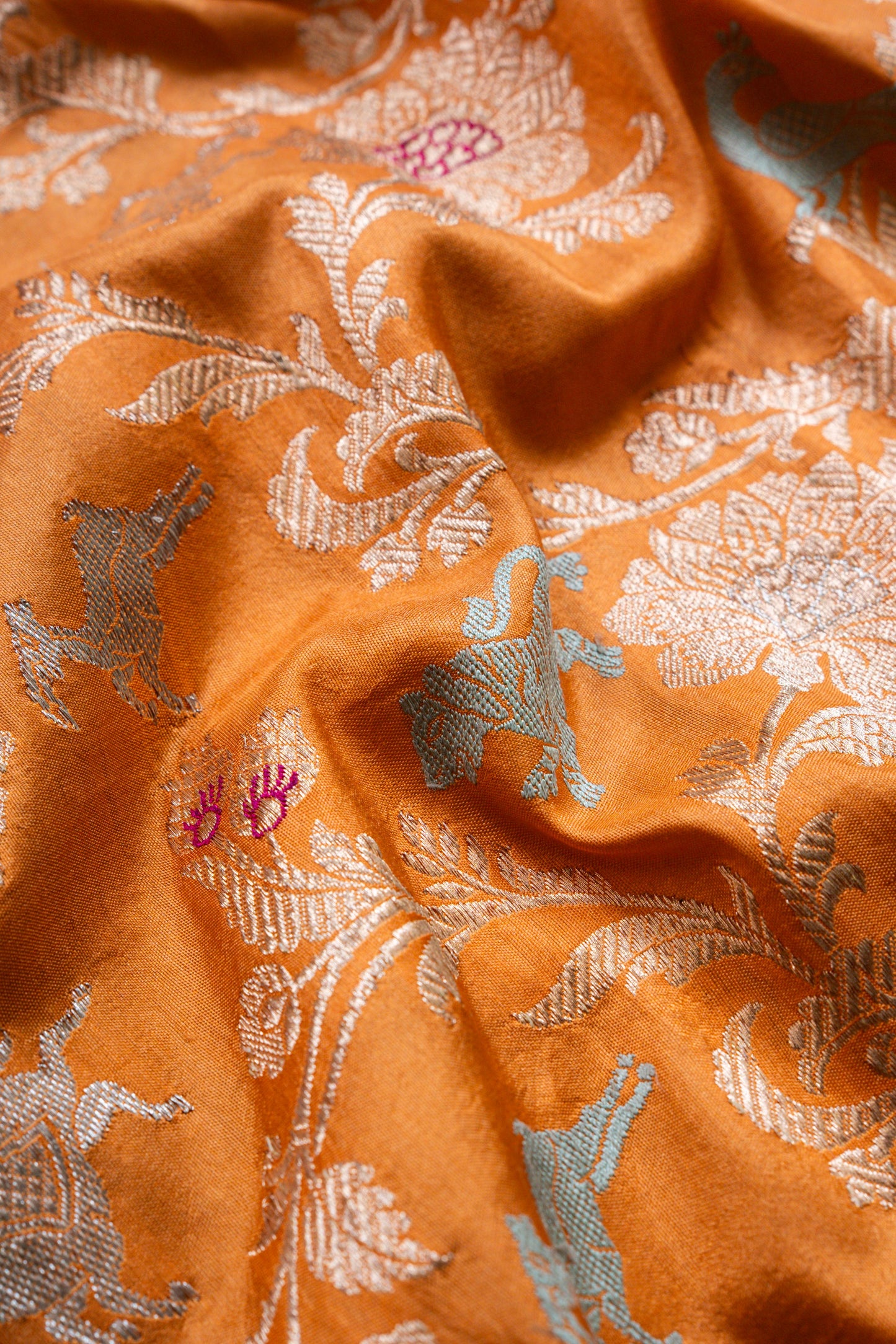 Shikargah Jaal Handwoven Banaras Saree