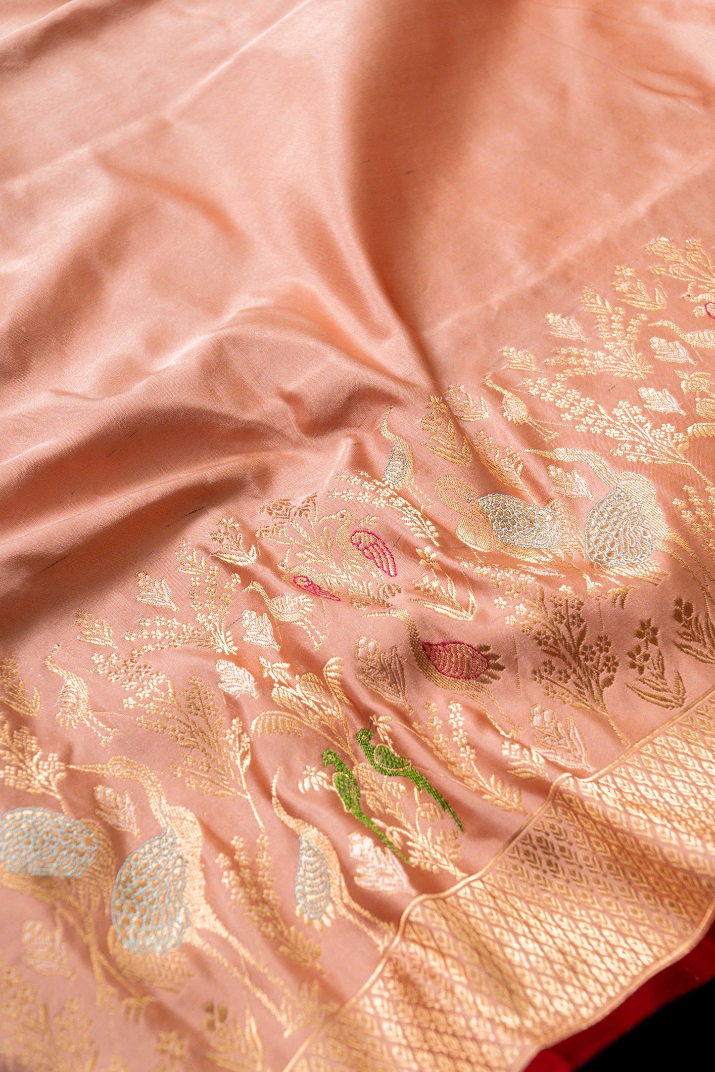 Meenakar Border Handwoven Banaras Saree