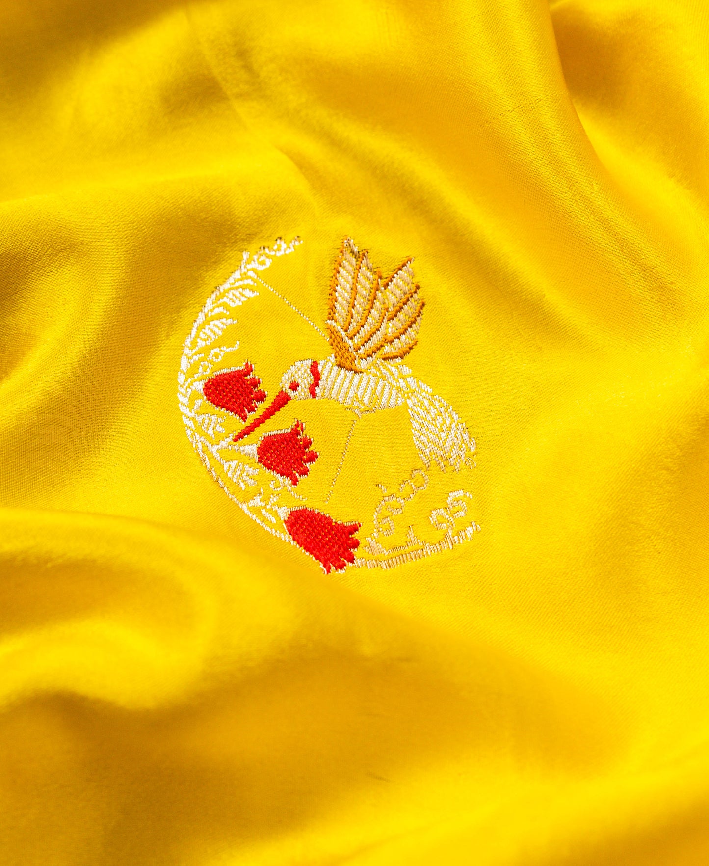 Kingfisher Handwoven Banaras Saree