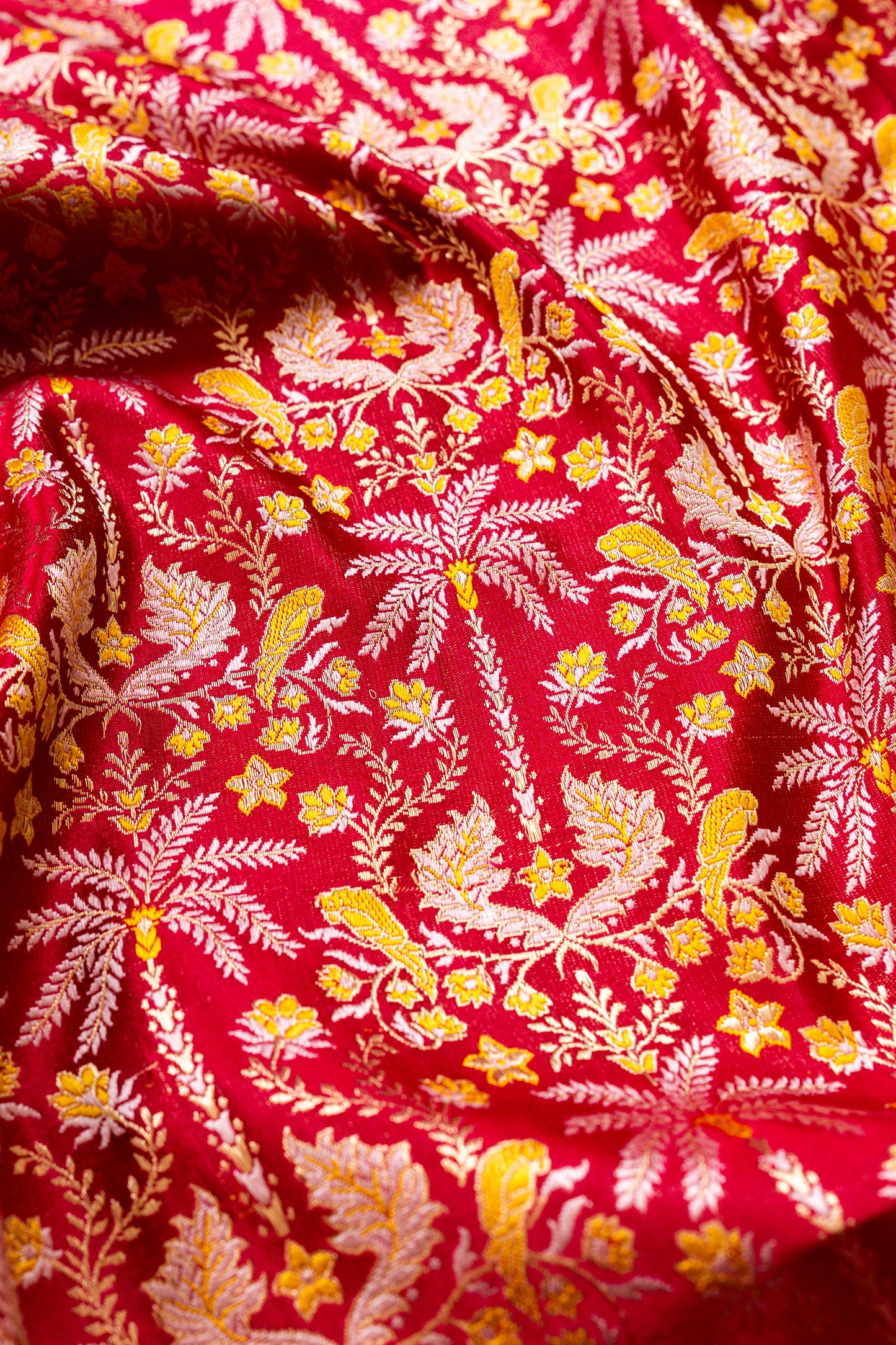 Shikagah tanchhoi Handwoven Banaras Saree