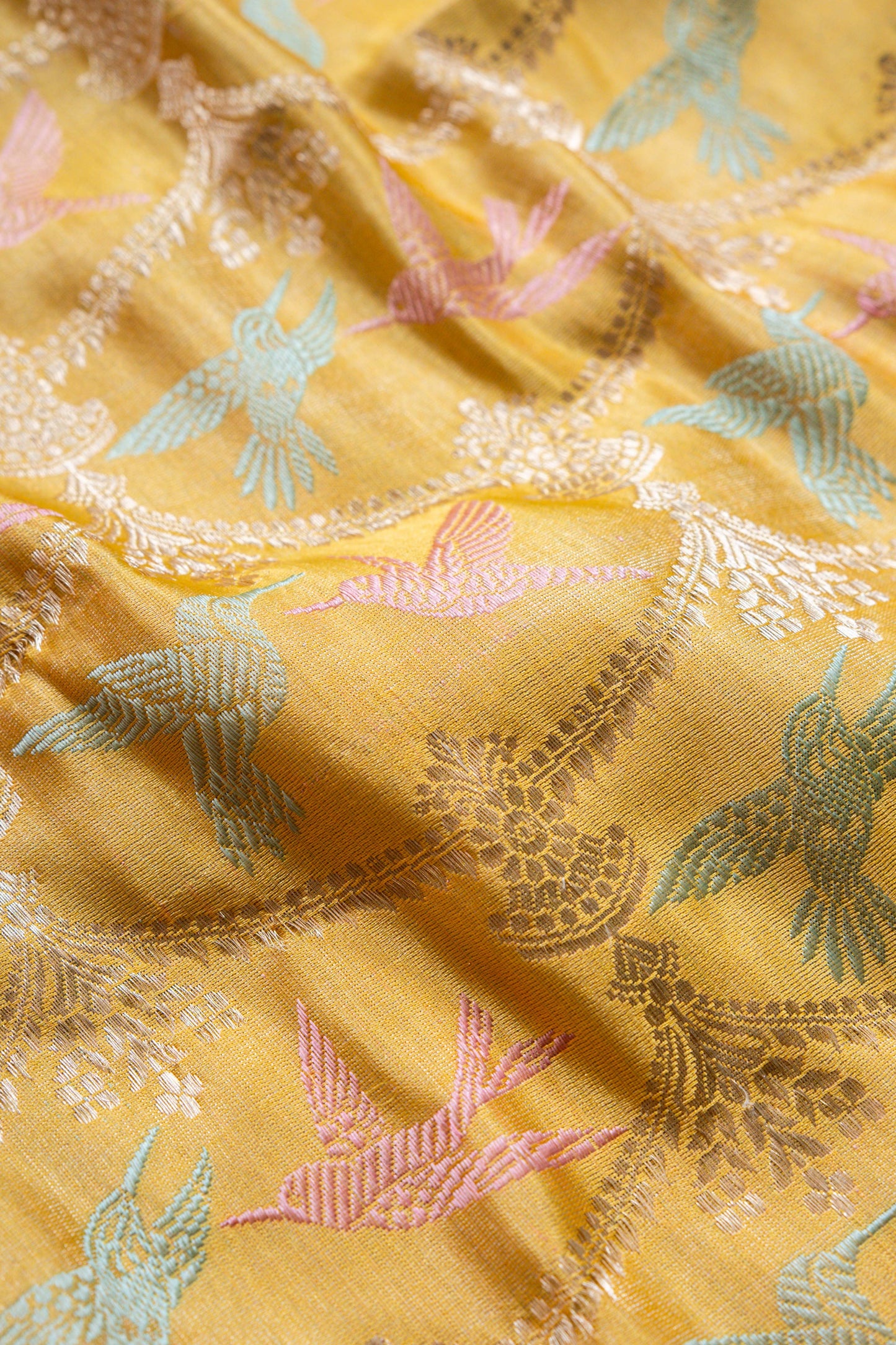 Chidiya Handwoven Banaras Saree