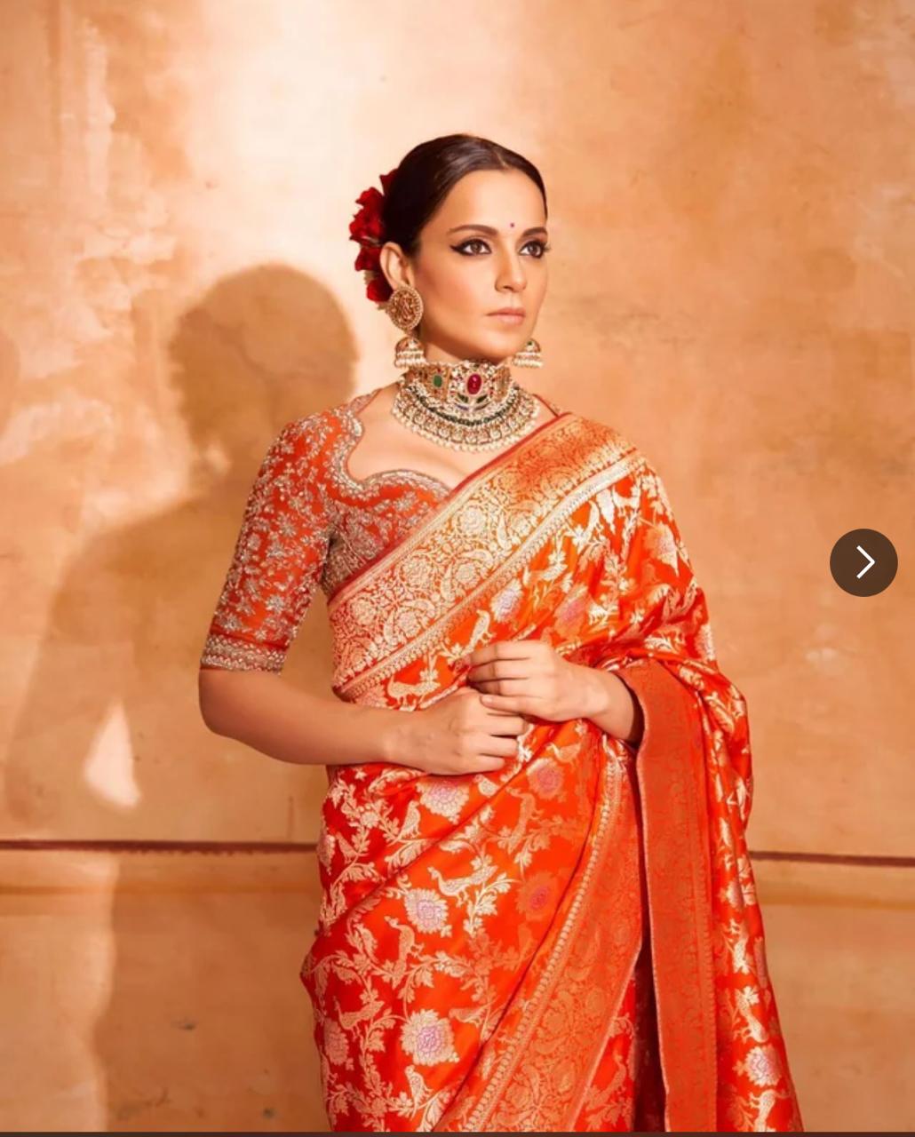 "Kangana" Pure Banarasi Silk Saree