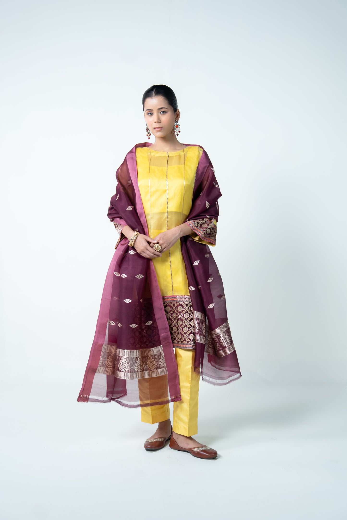 Vihaan – Radiant Yellow Ethnic Suit for Women
