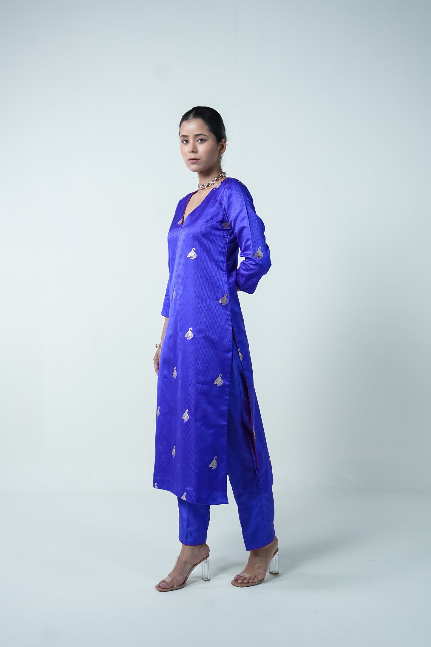Megha Meena – Royal Purple Ethnic Suit for Women