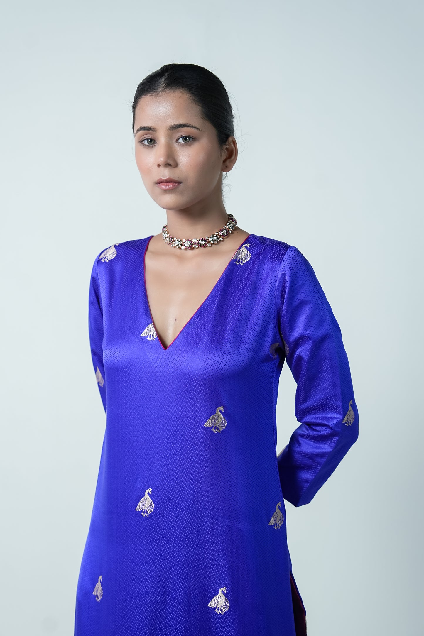 Megha Meena – Royal Purple Ethnic Suit for Women