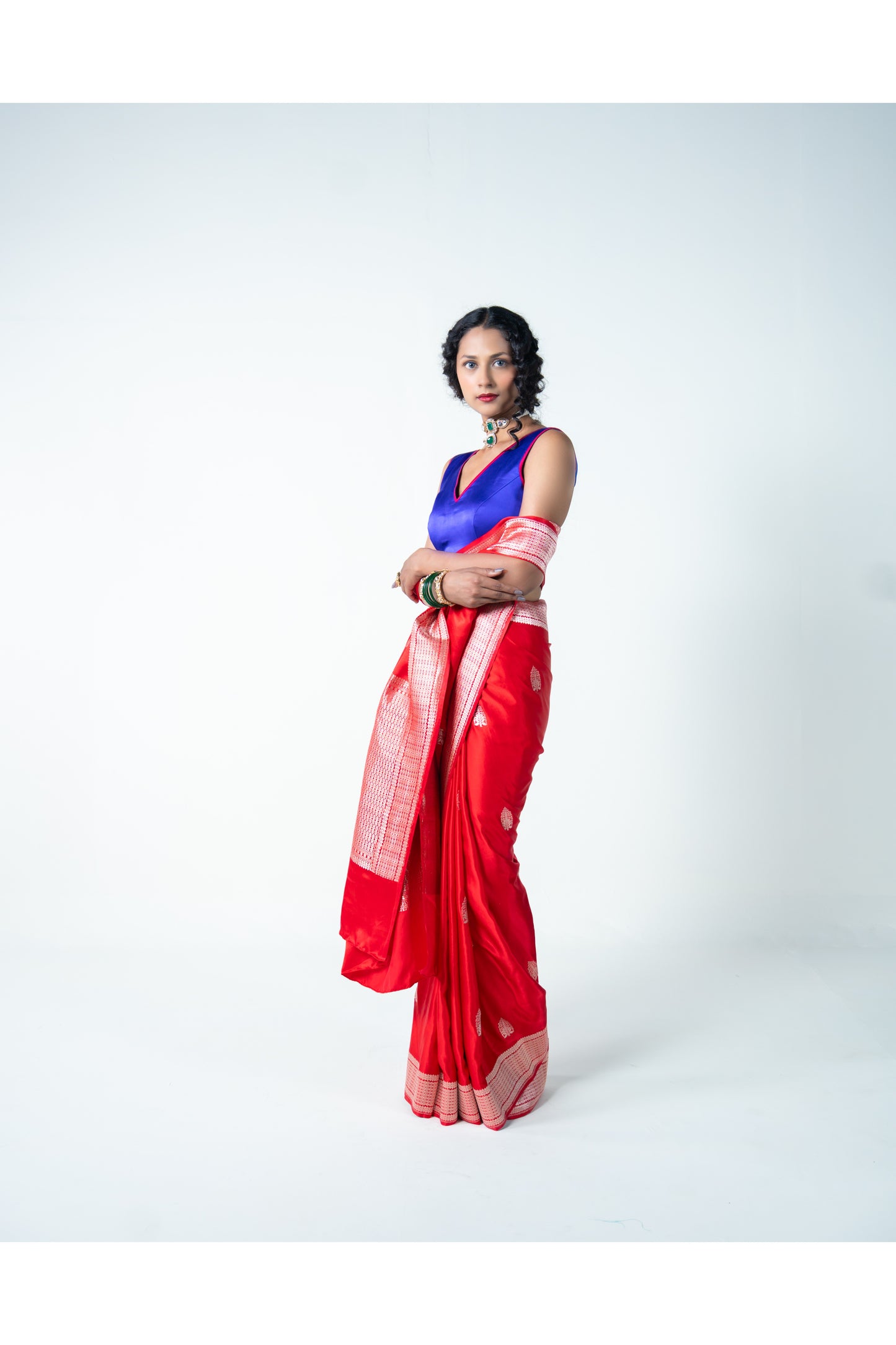 Tripti – Red Banarasi Saree for Women