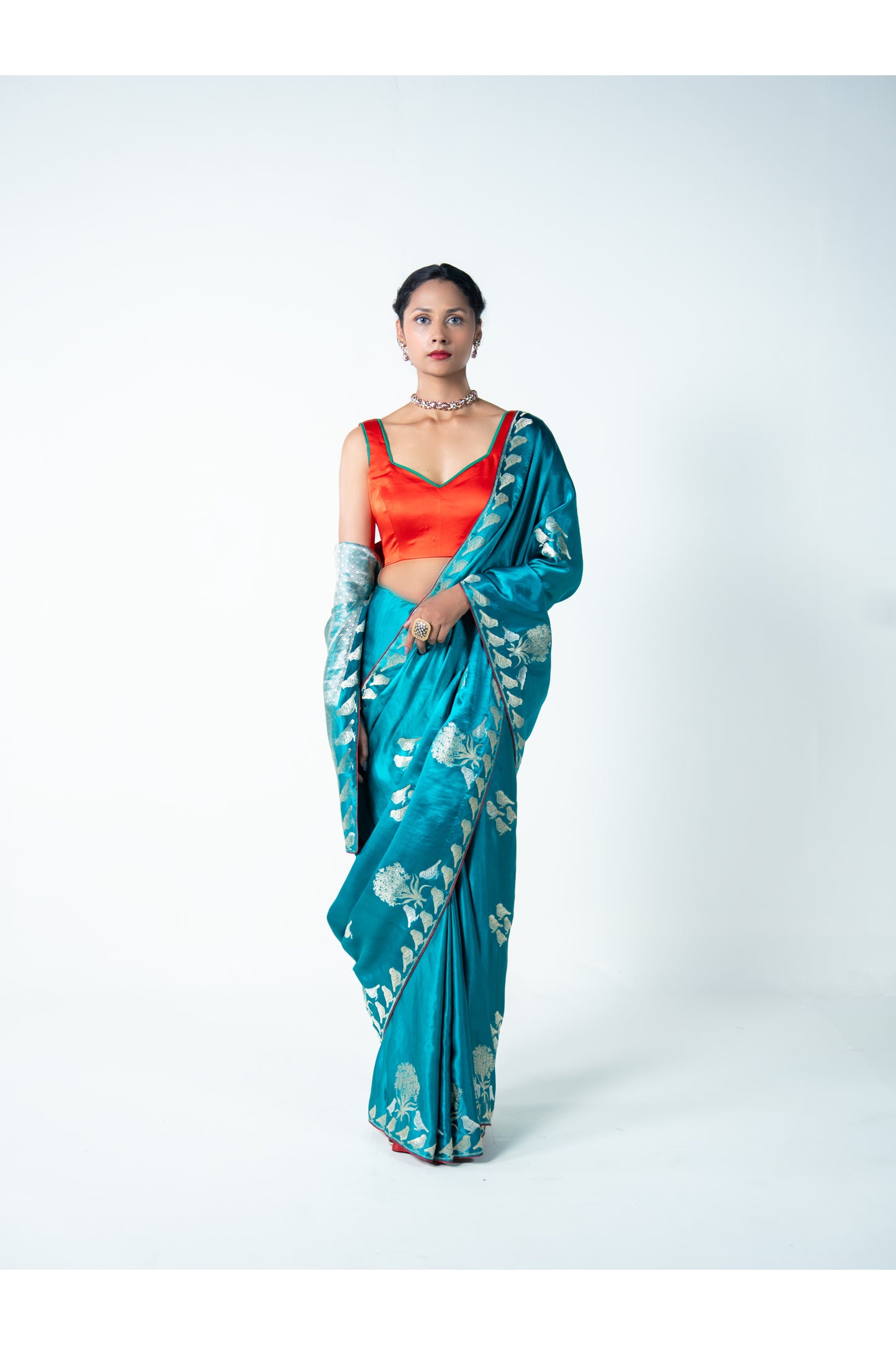 Chidiya – Green Banarasi Saree for Women