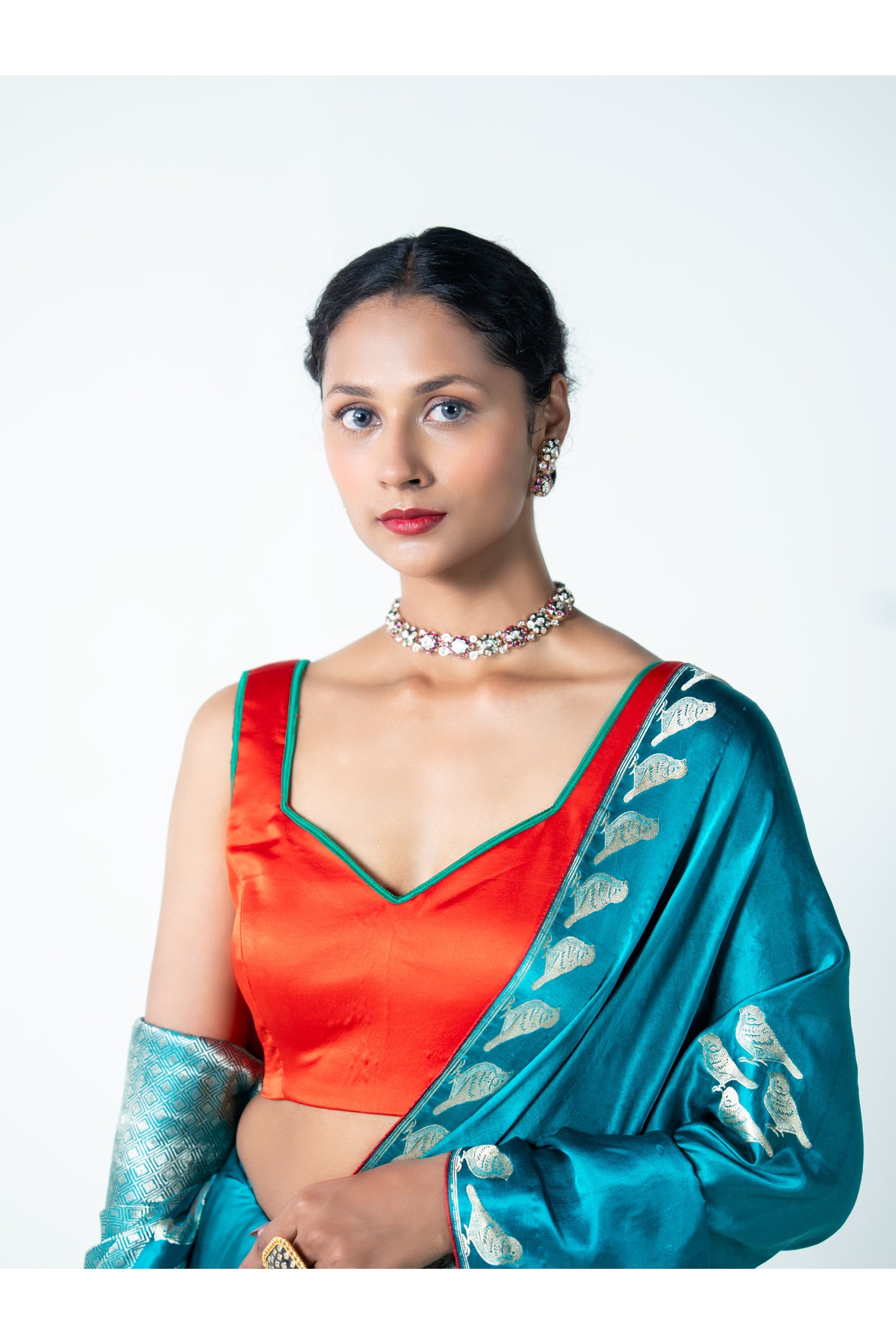 Chidiya – Green Banarasi Saree for Women