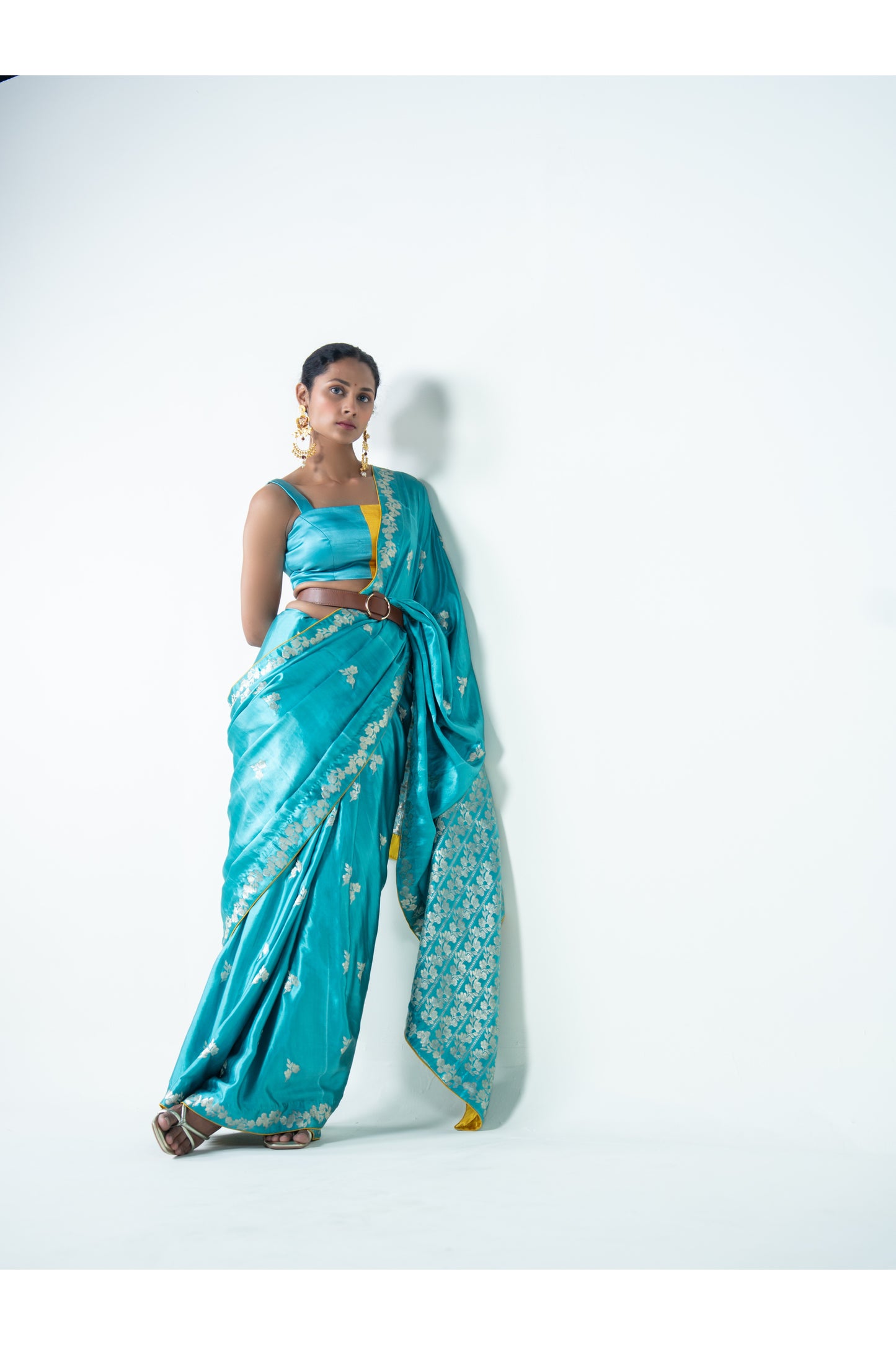 Leher – Blue Banarasi Saree for Women