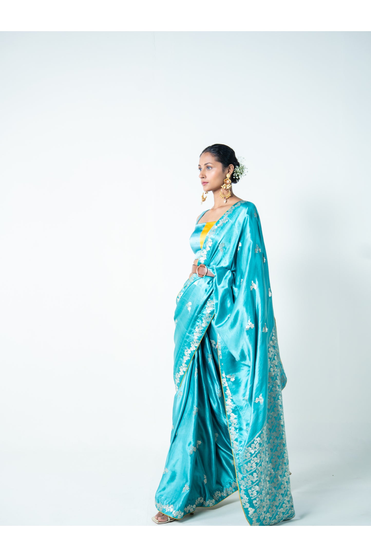 Leher – Blue Banarasi Saree for Women