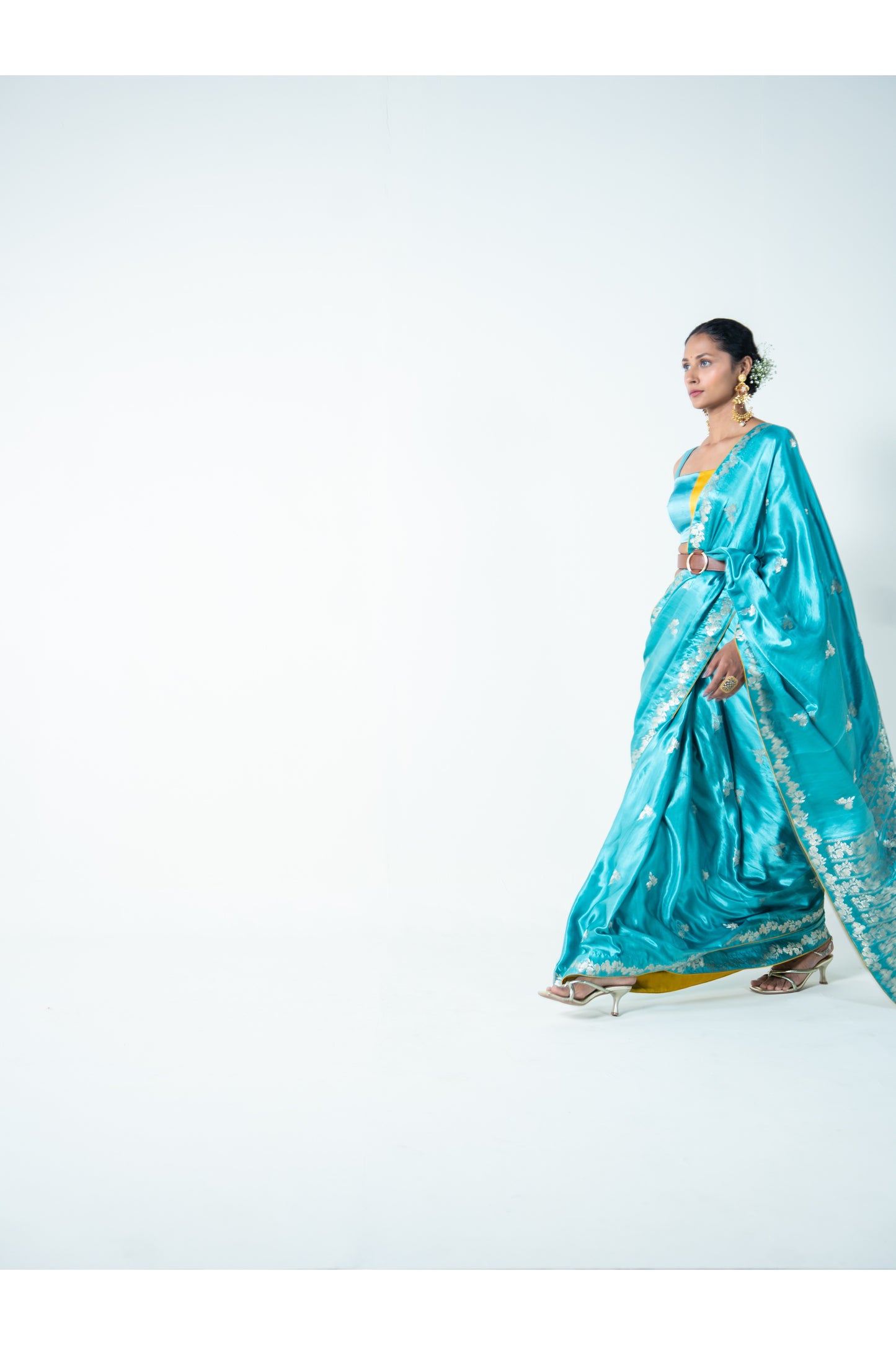 Leher – Blue Banarasi Saree for Women