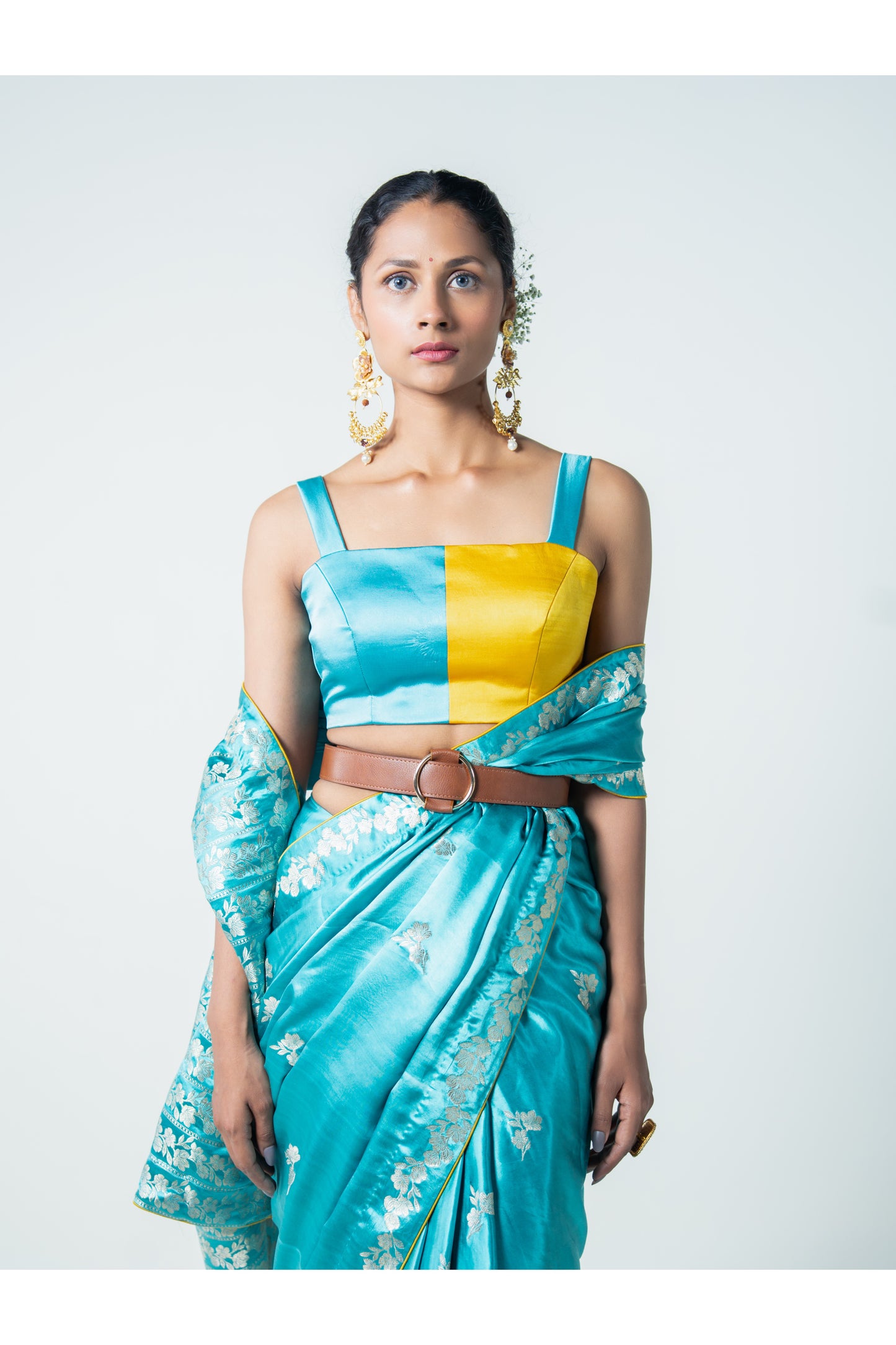 Leher – Blue Banarasi Saree for Women