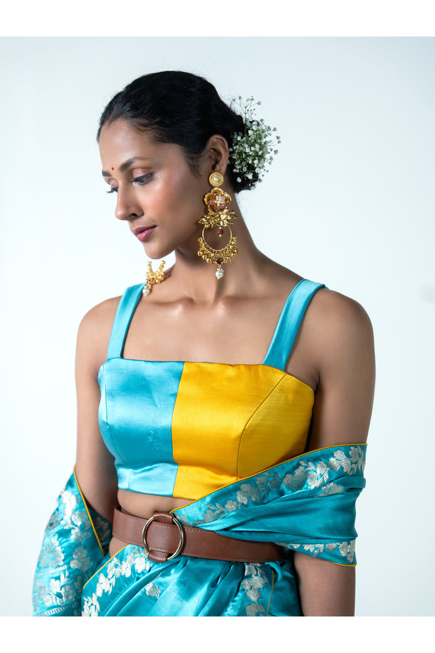 Leher – Blue Banarasi Saree for Women