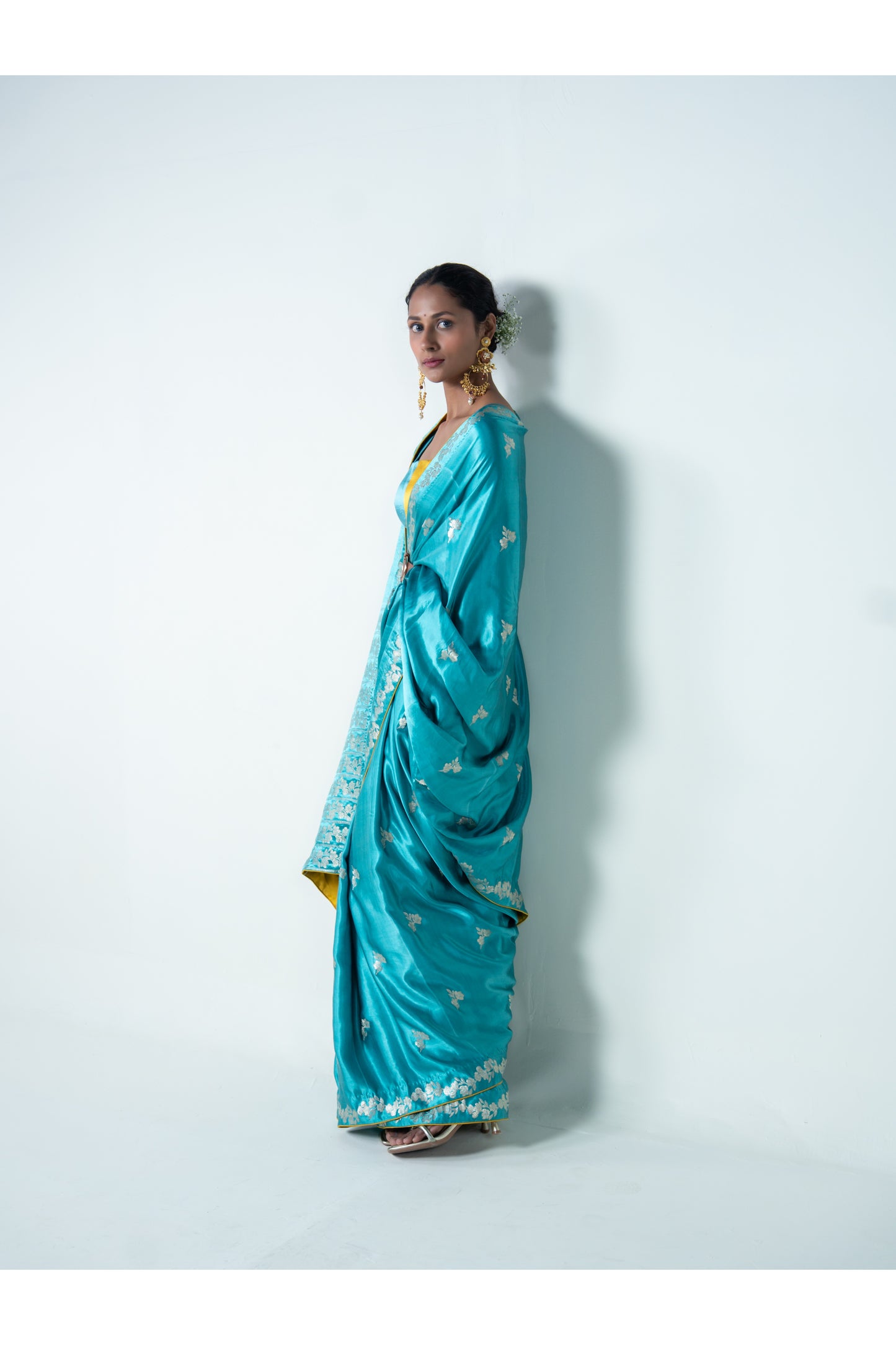 Leher – Blue Banarasi Saree for Women