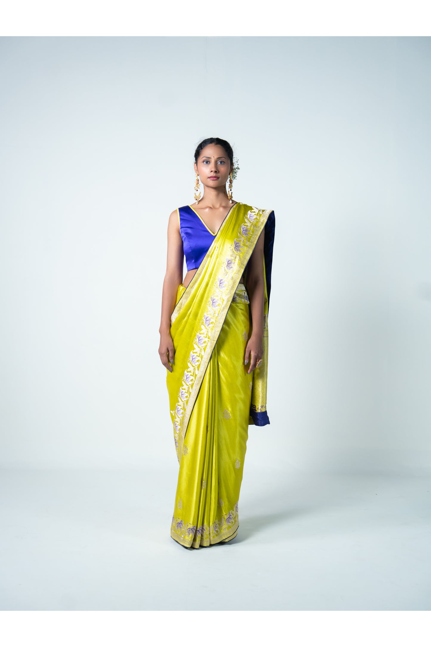 Veena – Green Banarasi Saree for Women
