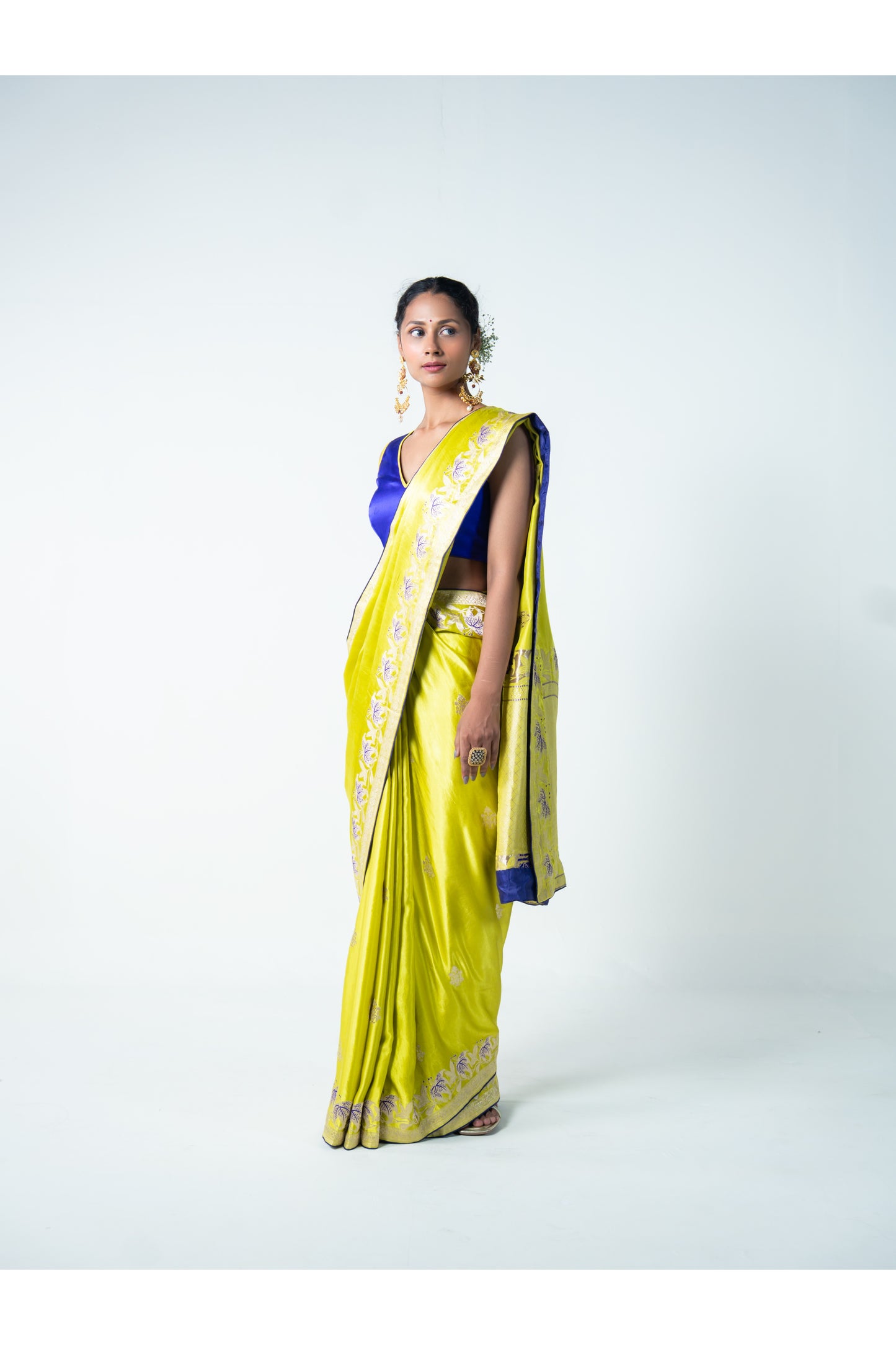 Veena – Green Banarasi Saree for Women