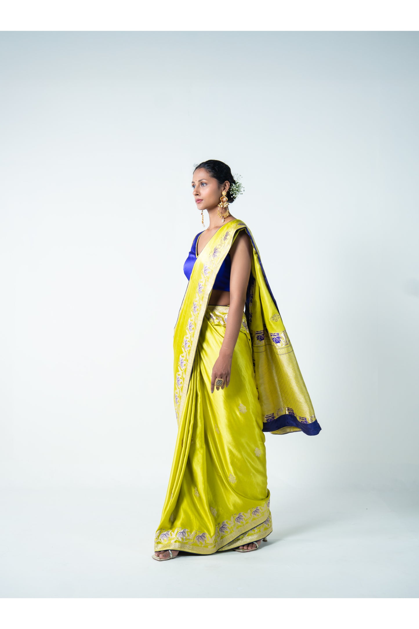 Veena – Green Banarasi Saree for Women
