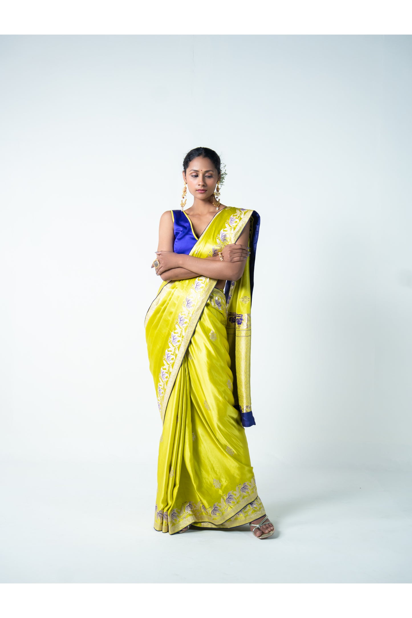 Veena – Green Banarasi Saree for Women