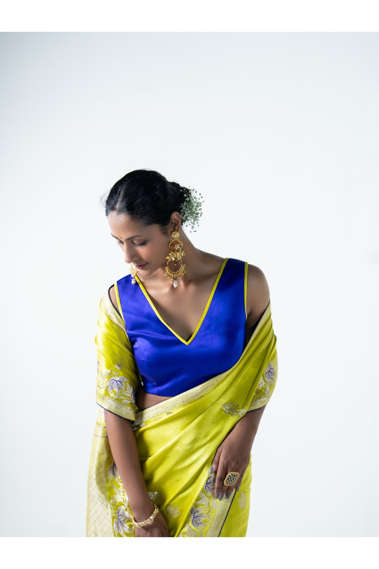 Veena – Green Banarasi Saree for Women