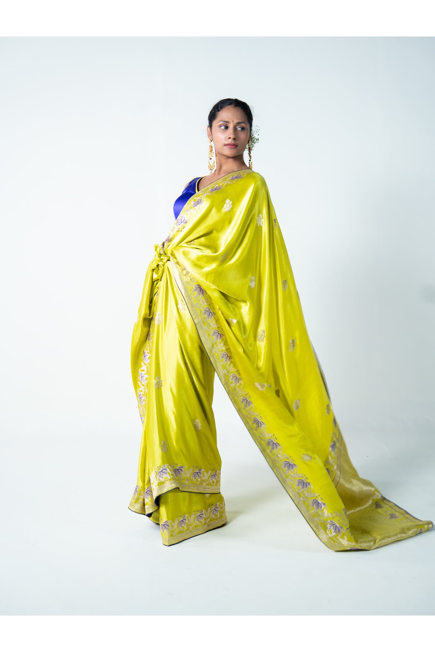 Veena – Green Banarasi Saree for Women