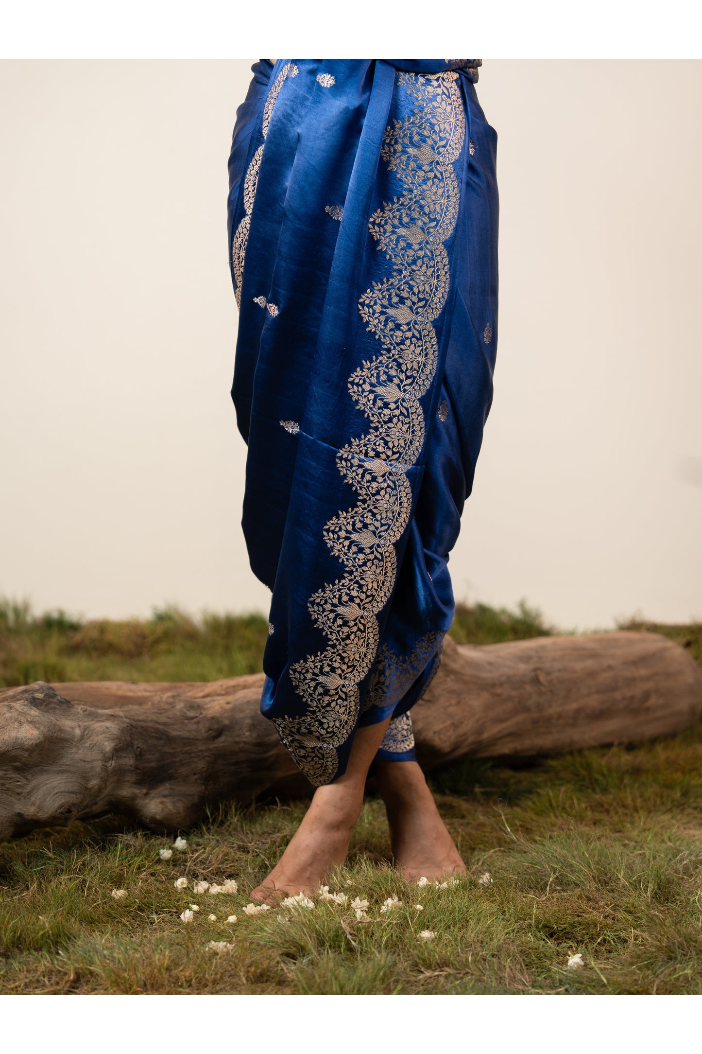 Arohi – Blue Banarasi Silk Saree