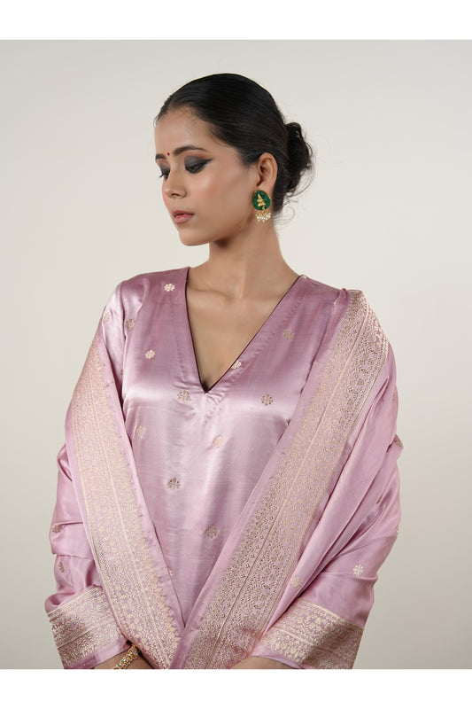 Nirvaah – Soft Lavender Ethnic Suit for Women