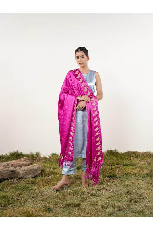 Divya – Elegant Blue Ethnic Suit for Women