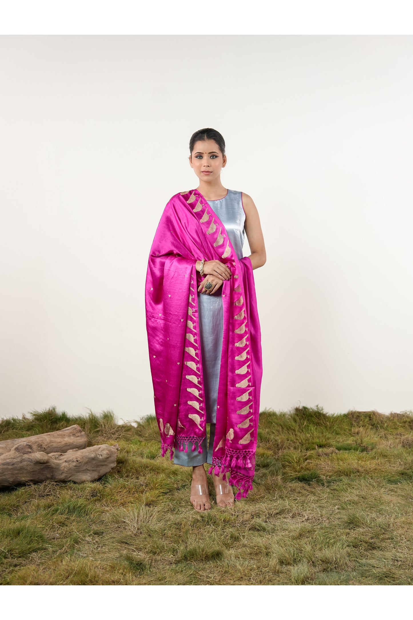 Divya – Elegant Blue Ethnic Suit for Women