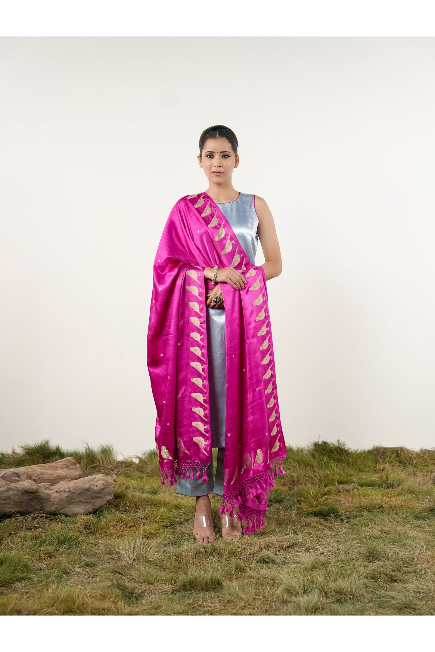 Divya – Elegant Blue Ethnic Suit for Women