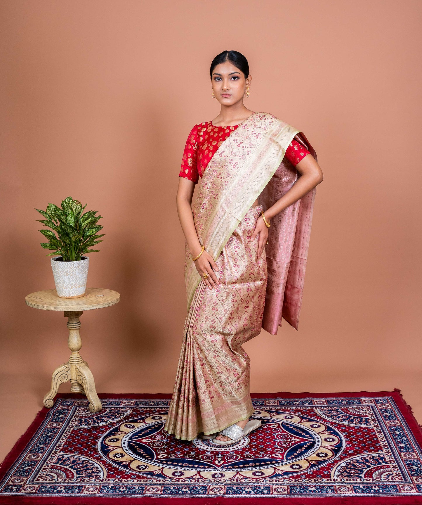 Noor Handwoven Banaras Saree