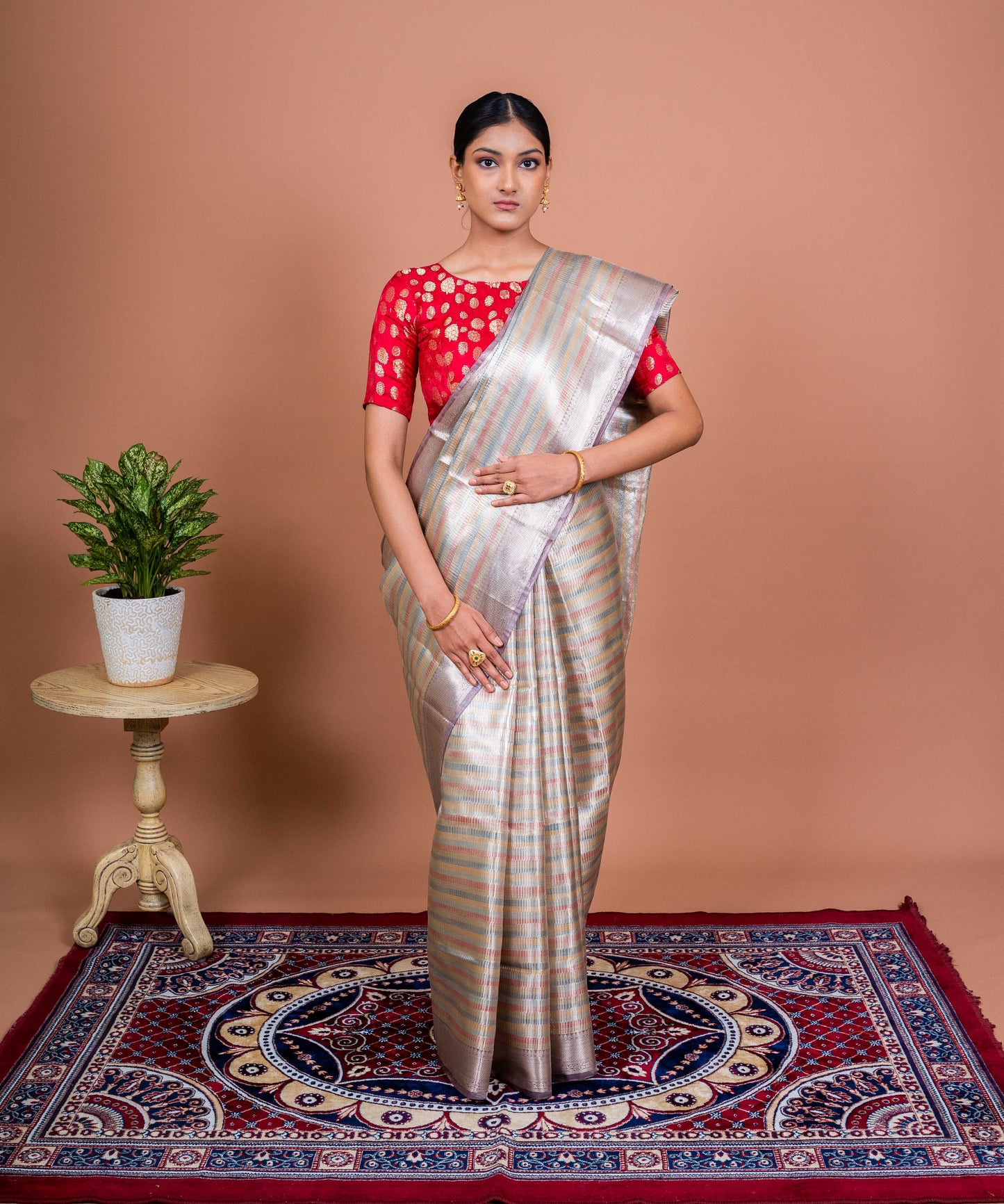 Satrangi Handwoven Banaras Saree