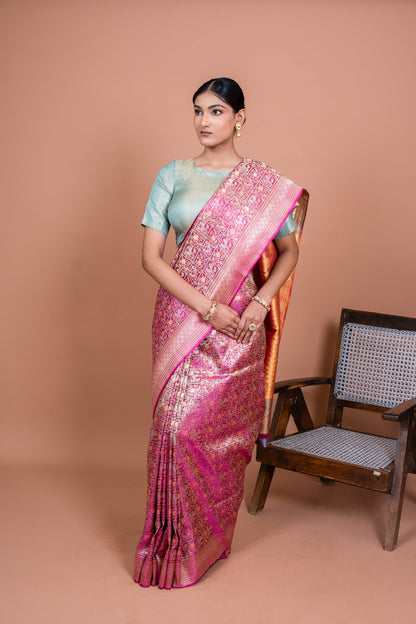 Pallavi Handwoven Banaras Saree