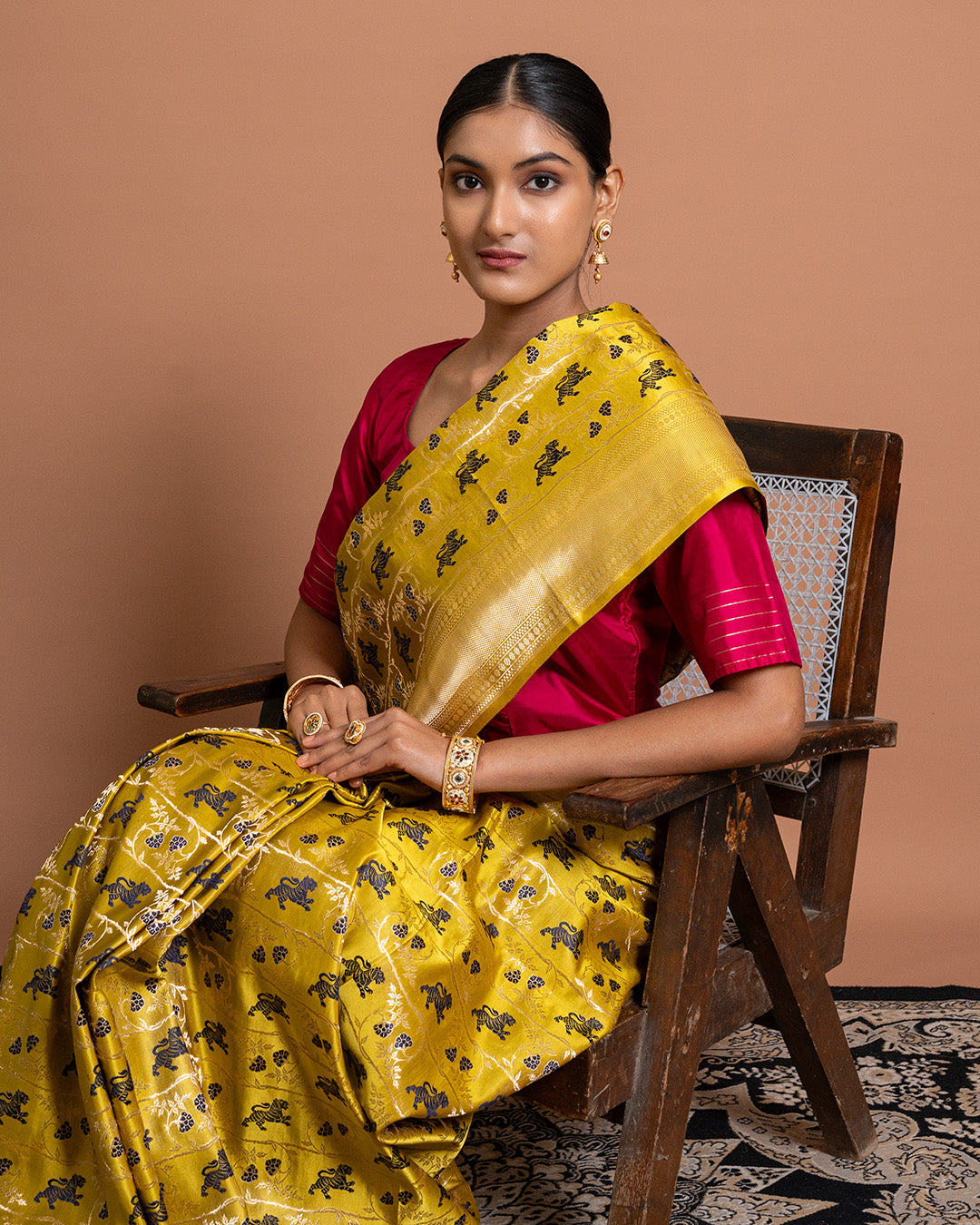 Kanak Banaras Silk Saree