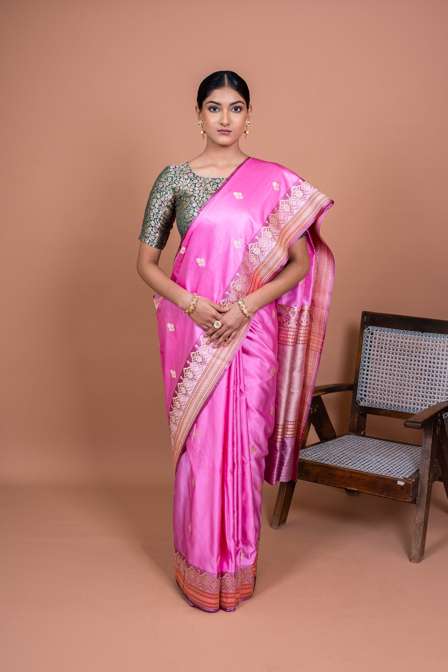 Tridha Handwoven Banaras Saree