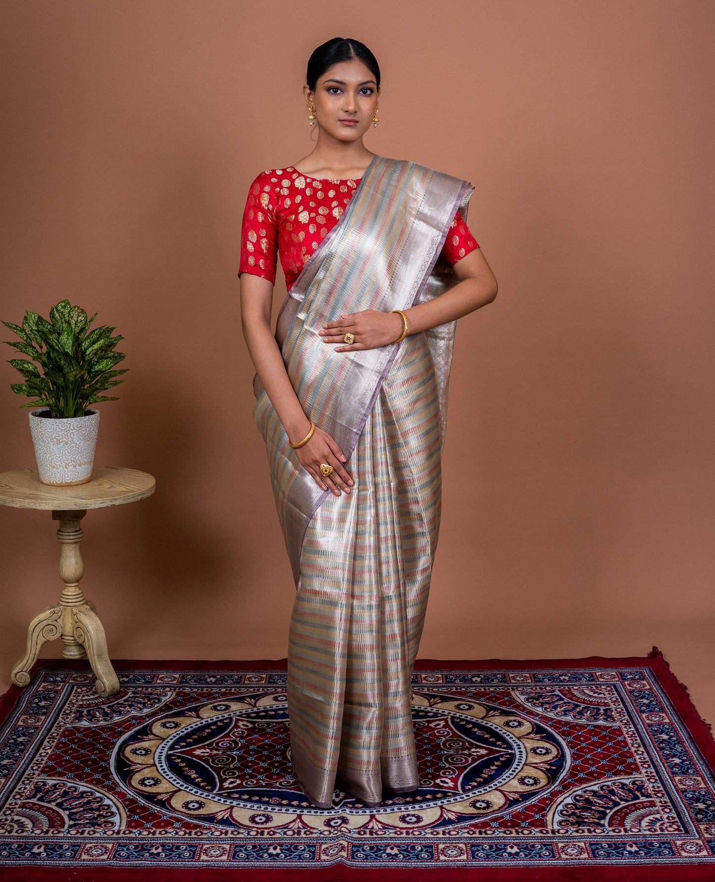 Satrangi Handwoven Banaras Saree