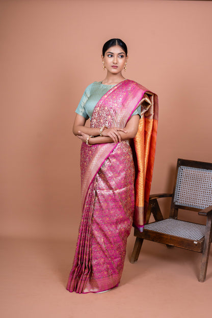 Pallavi Handwoven Banaras Saree