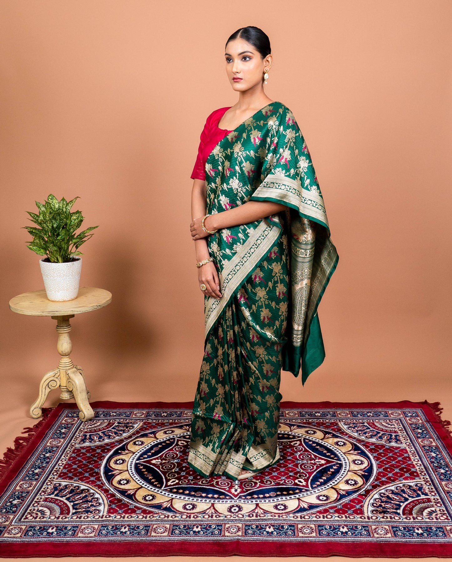 Gul Banaras Handwoven Banaras Saree