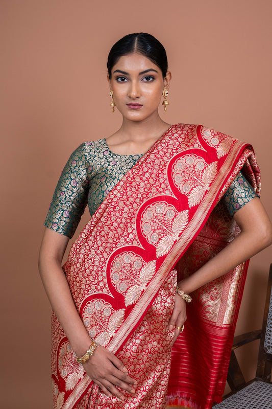 Gulbagh Handwoven Banaras Saree