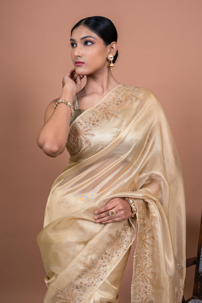 Palm Tree Handwoven Banaras Saree