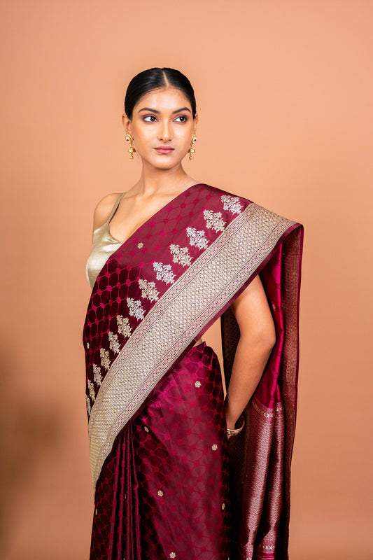 Naaz Handwoven Banaras Saree