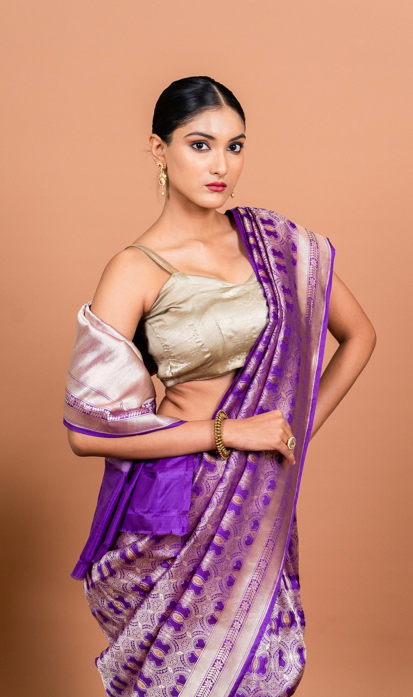 Gul Handwoven Banaras Saree