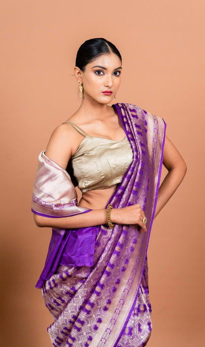 Gul Handwoven Banaras Saree