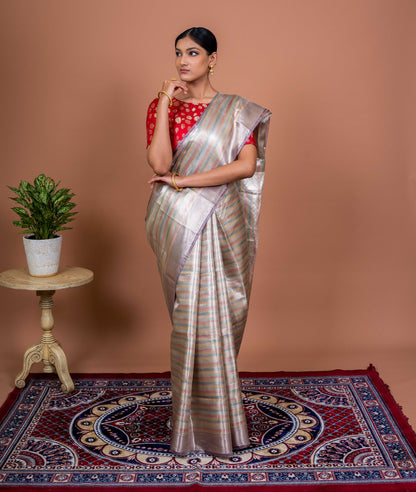 Satrangi Handwoven Banaras Saree