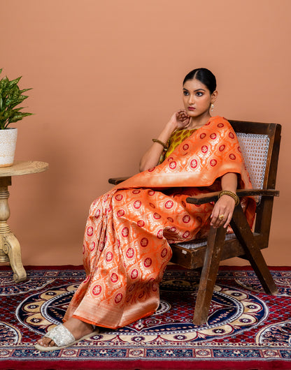 Gul Handwoven Banaras Saree