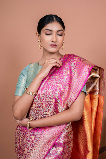 Pallavi Handwoven Banaras Saree